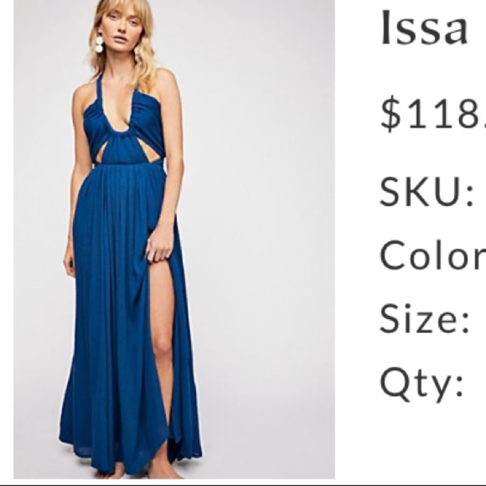 Free People Issa Maxi Dress M